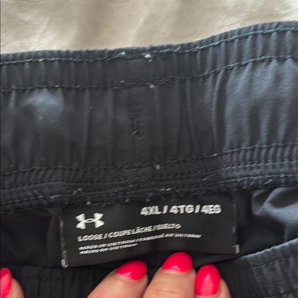 🦸‍♂️Big & Tall -Under Armour Black Performance Shorts 4XL very light weight - Picture 2 of 2
